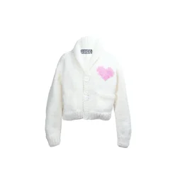 Gogo Short Heart Cardigan