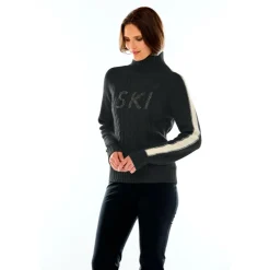 M. MILLER Elle Crystal Stripe Sweater