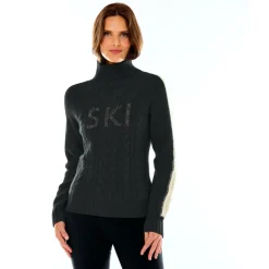 M. MILLER Elle Crystal Stripe Sweater