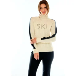 M. MILLER Elle Crystal Stripe Sweater