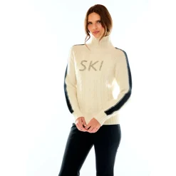 M. MILLER Elle Crystal Stripe Sweater