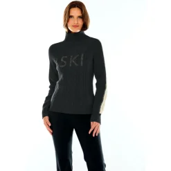 M. MILLER Elle Crystal Stripe Sweater