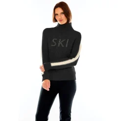 M. MILLER Elle Crystal Stripe Sweater