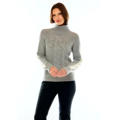 M. MILLER Elle Crystal Stripe Sweater