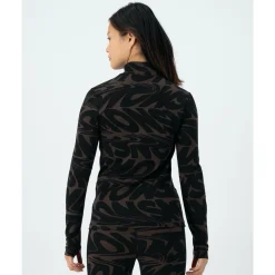 Mons Royale Women's Cascade Merino Flex 200 Mock Neck LS Shirt